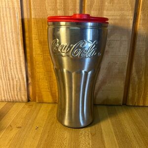 Coca-Cola stainless steel Tumbler with Red Lid insulated for either hot or cold